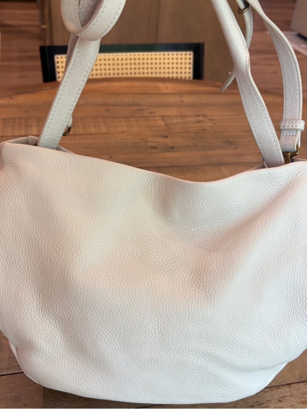 The Sak Collective Hobo Crossbody Purse Ivory - Picture 5 of 16